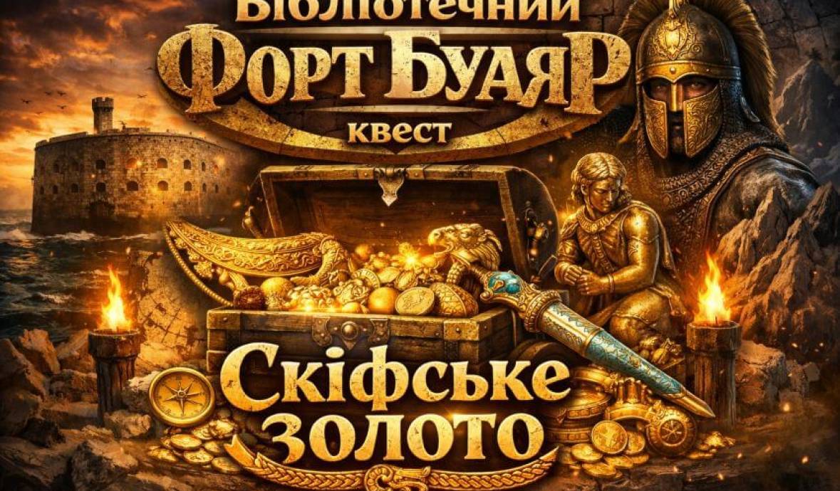 Квест «Скіфське золото: знайди приховане» у Науковій бібліотеці ДПУ