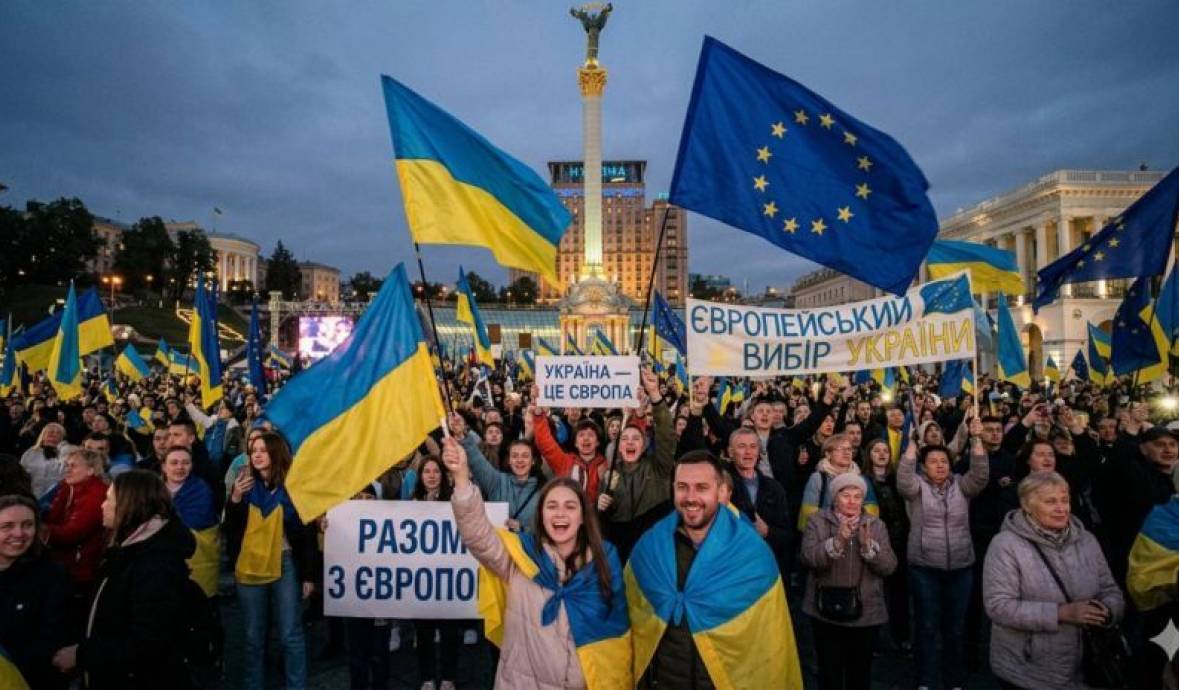 Тематична книжкова виставка та відеоогляд до Дня Європи