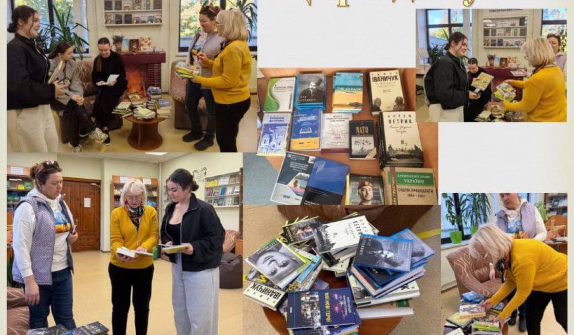 Книжкові подарунки від факультету податкової справи, обліку та аудиту